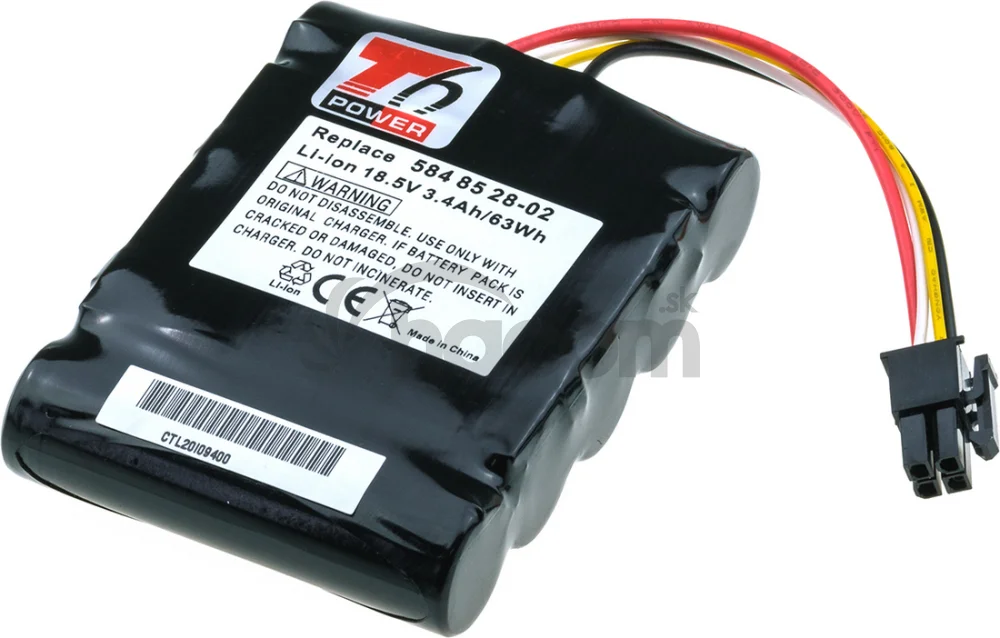Batéria T6 Power pre Gardena R130Li, R160Li, Sileno +, 18,5 V, 3400mAh, 63Wh, Li-ion