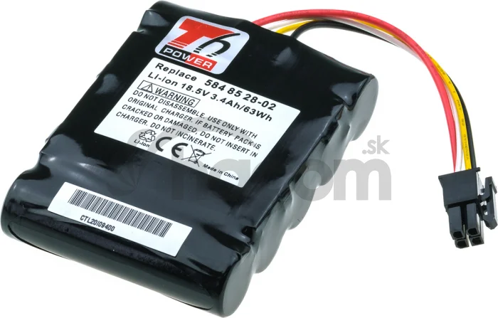 Batéria T6 Power pre Gardena R130Li, R160Li, Sileno +, 18,5 V, 3400mAh, 63Wh, Li-ion