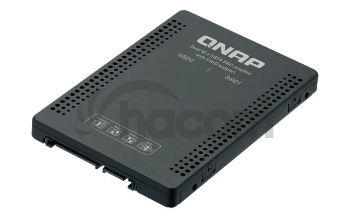 QNAP adaptér QDA-A2MAR (2x M.2 SSD SATA sloty v 2,5" SATA rámčeku)