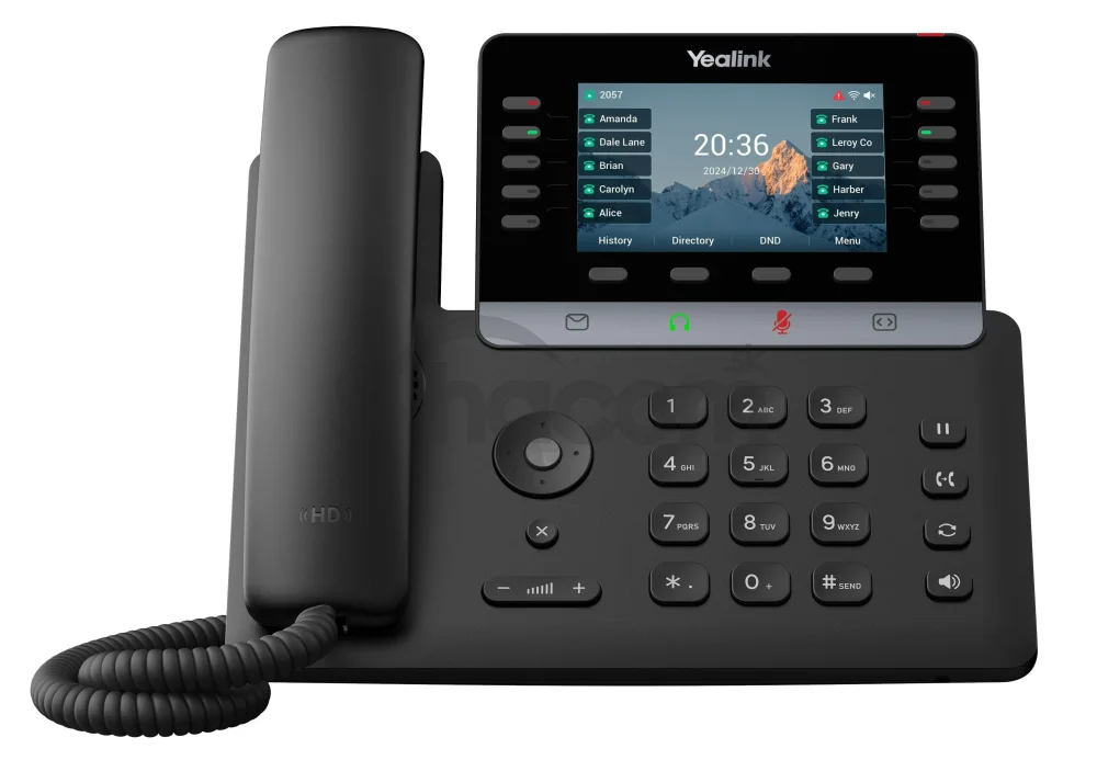 Yealink SIP-T74W SIP telefón, PoE, 4,3", 16 SIP účtov, BT, Wi-Fi