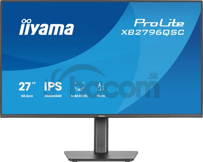 iiyama ProLite/XB2796QSC-B1/27"/IPS/QHD/75Hz/4ms/Čierna/3R