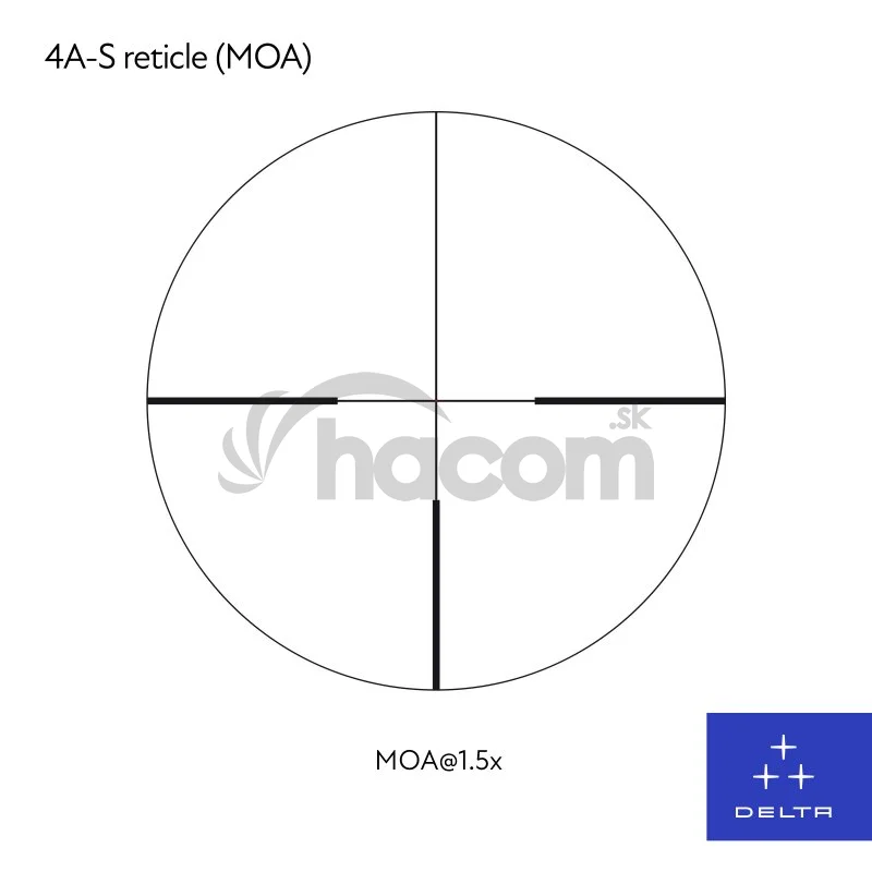 Zameriavač Titanium HD 1,5-9x45 4A S (MOA)