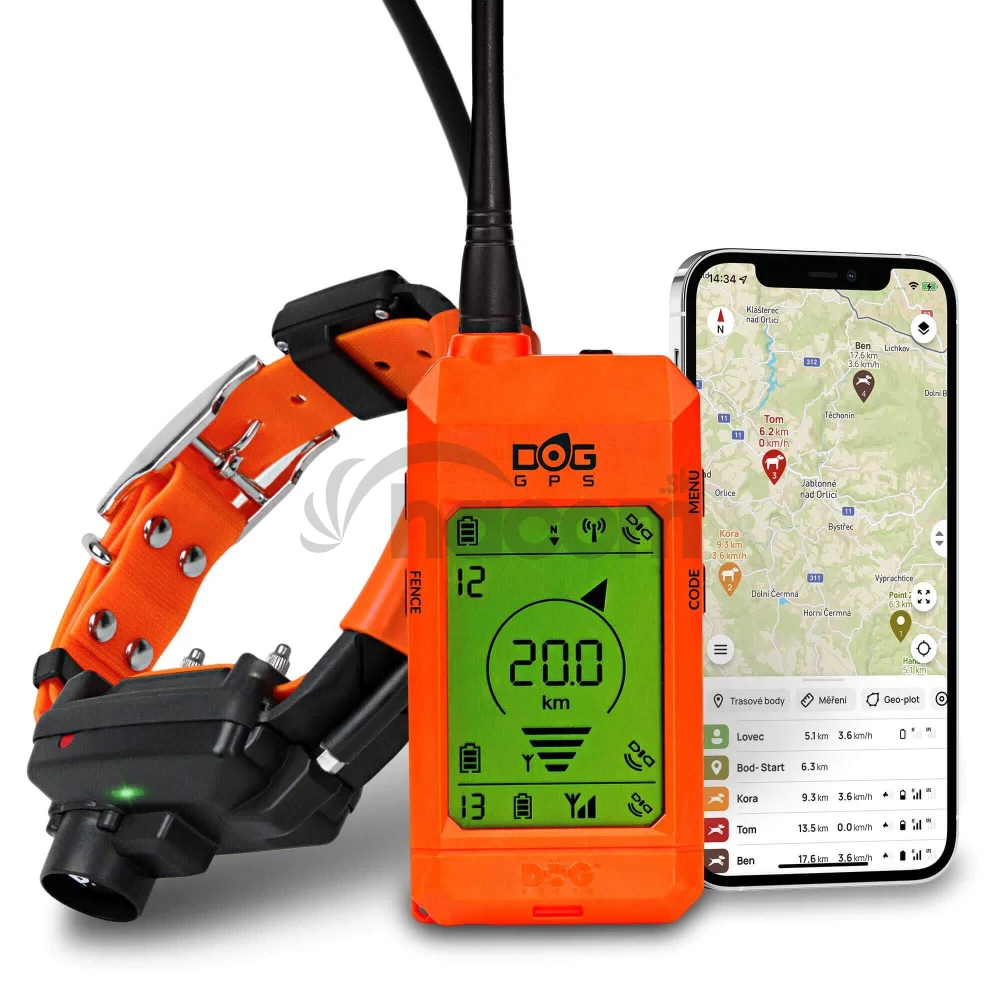 Vyhľadávacie a výcvikové zariadenie so zvukovým lokátorom DOG GPS X30TB