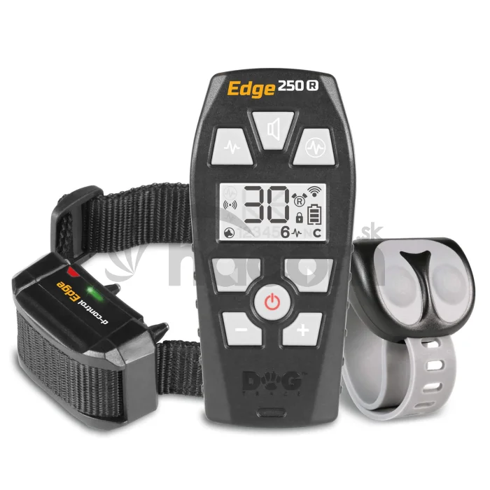 Elektronický výcvik obojok pre psov d-control Edge 250R s prstienkovým ovládačom