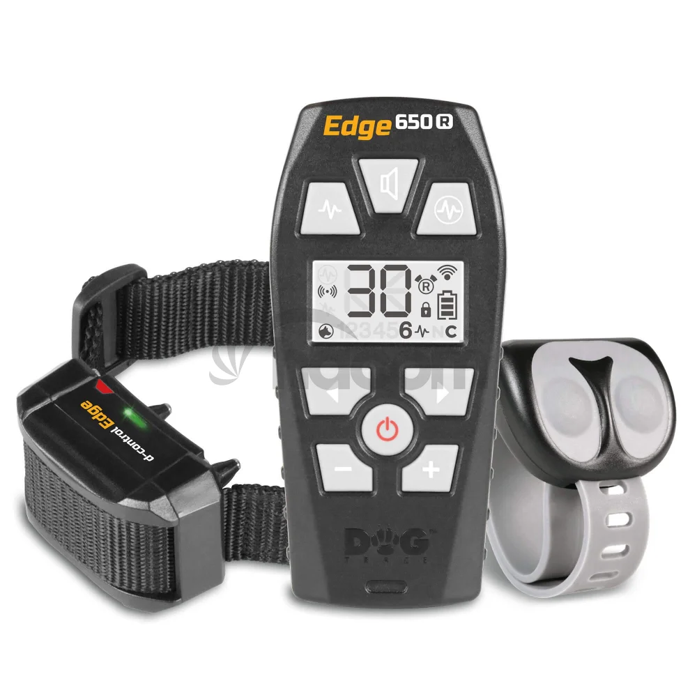 Elektronický obojok na výcvik psov d-control Edge 650R s prstienkovým ovládačom