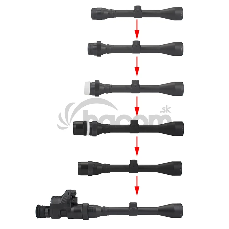 Univerzálna objímka (adaptér) pre PARD NV007S (od 36 do 47 mm)