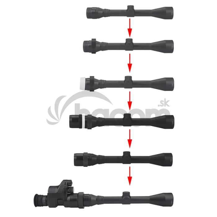 Univerzálna objímka (adaptér) pre PARD NV007S (od 36 do 47 mm)