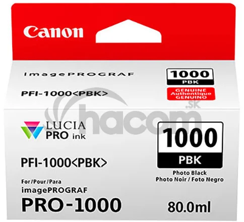 Canon PFI-1000 PBK, photo čierny