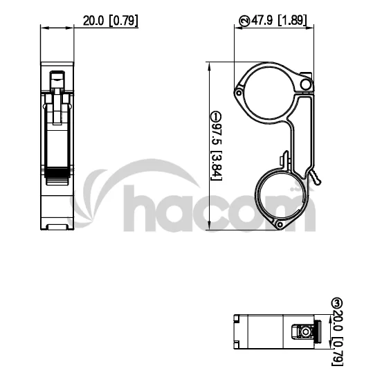 Držiak - Montáž rýchloupínacia pre prísvit Pixfra IR Torch Bracket