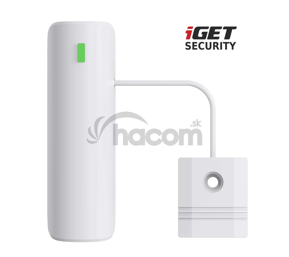 iGET SECURITY EP9 - bezdrôtový senzor na detekciu vody pre alarm M5, výdrž batérie až 5 rokov, 1 km