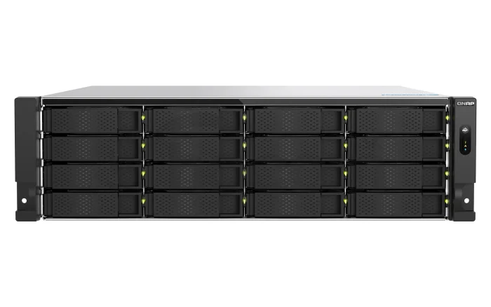QNAP TS-h1677AXU-RP-R7-32G (Ryzen Pro 5,3GHz, ZFS, 32GB DDR5 RAM, 16x SATA, 2x 2,5GbE, 2x 10GbE)
