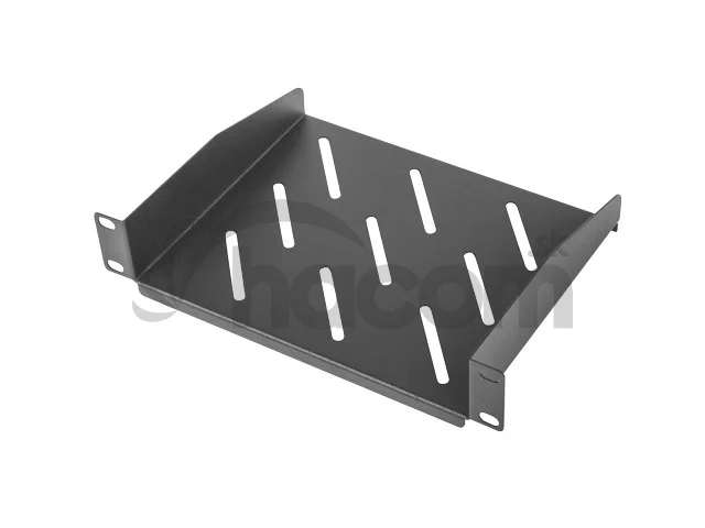LANBERG 10" PEVNÁ POLICA 1U/254X180MM MAX. NOSNOSŤ DO 20 KG ČIERNA