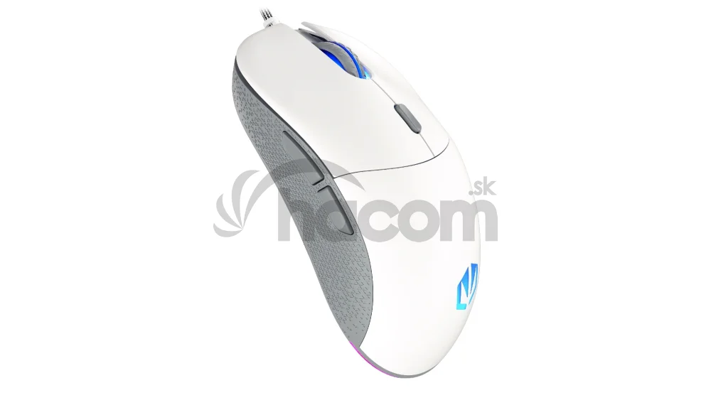 Endorfy GEM/Herná/Optická/Pre pravákov/8 000 DPI/Drôtové USB-A/Biela