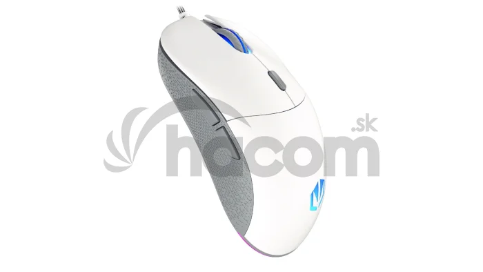 Endorfy GEM Plus/Herná/Optická/Pre pravákov/19 000 DPI/Drôtové USB-A/Biela