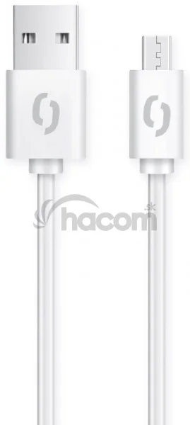 ALIGATOR Dátový kábel 2A, Micro USB biely