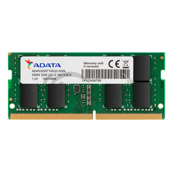 Adata/SO-DIMM DDR4/16GB/3200MHz/CL22/1x16GB