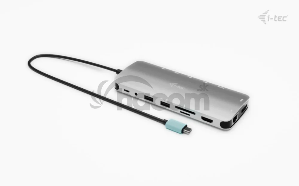 i-tec USB-C Metal Nano 3x Display Dock, 2x HDMI 1x USB-C video, Power Delivery 140W