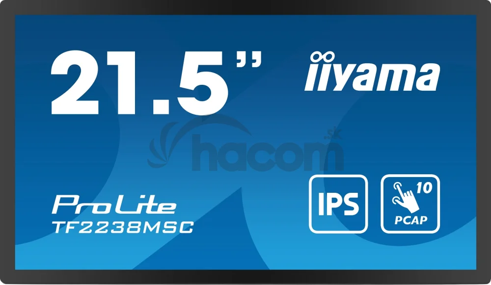 22" iiyama TF2238MSC-B1: PCAP, IPS, FHD, HDMI, DP