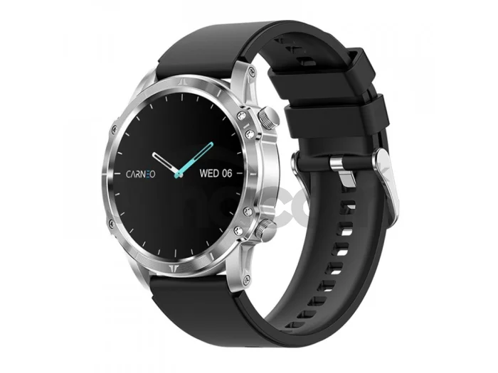 CARNEO Adventure HR+ 2nd Gen/Silver/Šport Band/Black