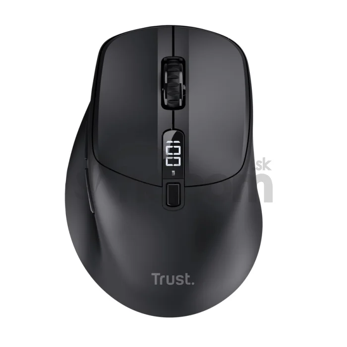 Trust Zevo/Cestovná/Optická/Pre pravákov/4 000 DPI/USB+BT/Čierna