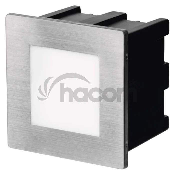 LED orientačné vstavané svietidlo AMAL 80×80 2W neutr. b.,IP65