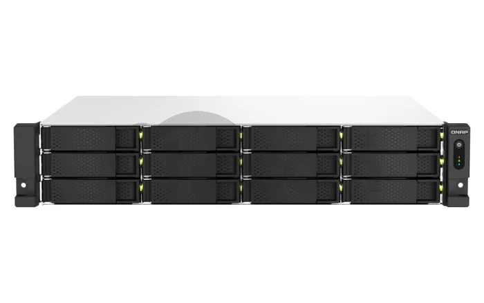 QNAP TS-1264U-RP-8G (4core 2,9GHz, 8GB RAM, 12x SATA, 2x 2,5GbE, 1x PCIe, 1x HDMI, 4x USB, 2x zdroj)