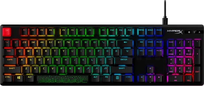 HyperX Alloy Origins PBT/Drôtová USB/US layout/Čierna