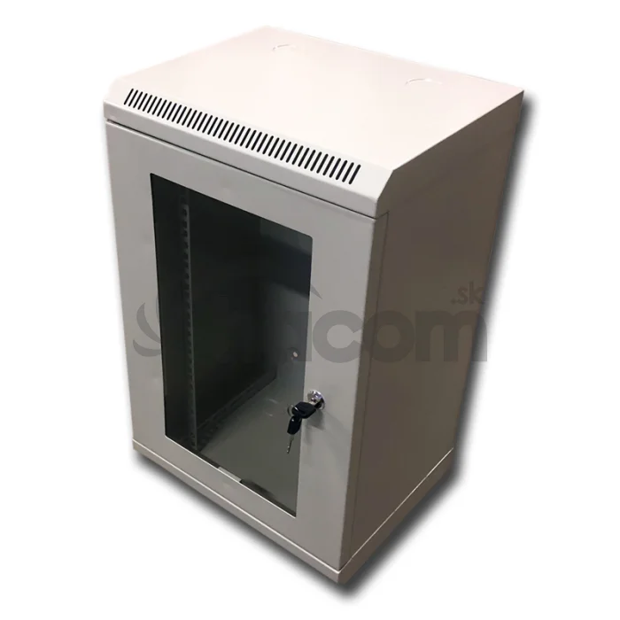 10" rack jednodielny 12U/280 DATACOM šedý Skl.dv.