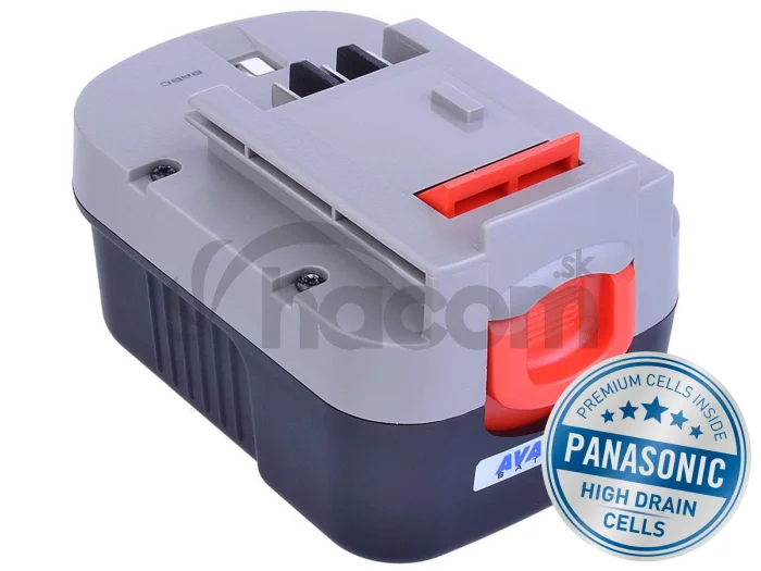 Batéria AVACOM BLACK & DECKER A144, A1714 Ni-MH 14,4 V 3000mAh, články PANASONIC