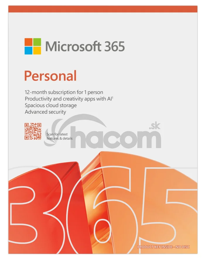 Microsoft 365 Personal FY25H2 Mac/Win, 1 rok, Eng