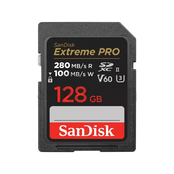 SanDisk Extreme PRO 128GB 280MB/s V60 UHS-II