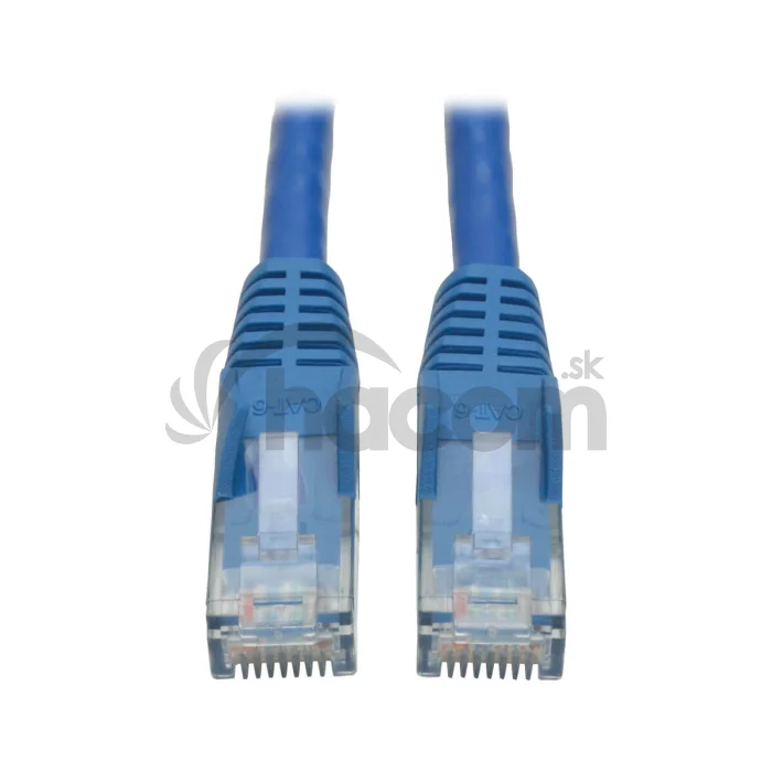 Ethernetový kábel Cat6 Gigabit Snagless Molded (UTP) (RJ45 Samec/Samec), modrá, 0.31m