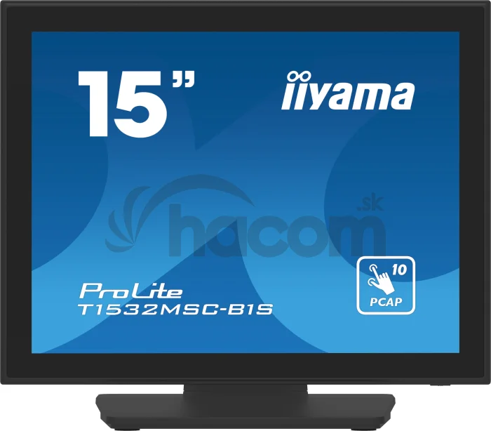 15" iiyama T1532MSC-B1S: PCAP, 10P, FHD, HDMI, DP