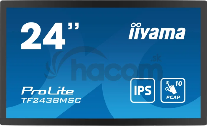 24" iiyama TF2438MSC-B1: PCAP, IPS, FHD, HDMI, DP