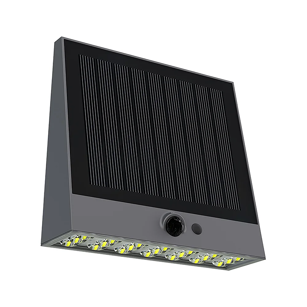 Vonkajšie solárne LED svetlo Viking SR25/Pohybový senzor/1000 lm/4 režimy/IP54/denná biela