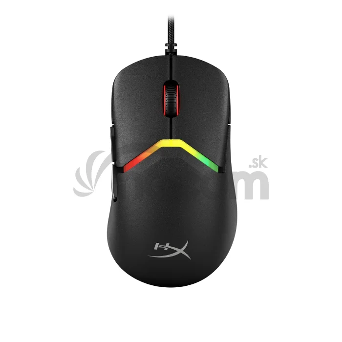 HyperX Pulsefire Saga/Herná/Optická/Pre pravákov/26 000 DPI/Drôtové USB-A/Čierna