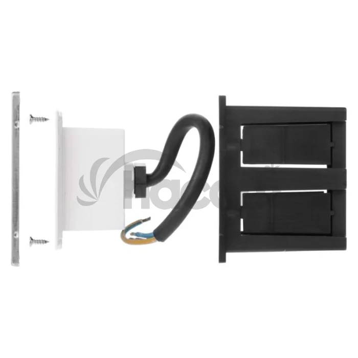 LED orientačné vstavané svietidlo AMAL 80×80 2W neutr. b.,IP65