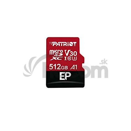 Patriot V30 A1/micro SDXC/512GB/UHS-I U3 / Class 10/+ Adaptér