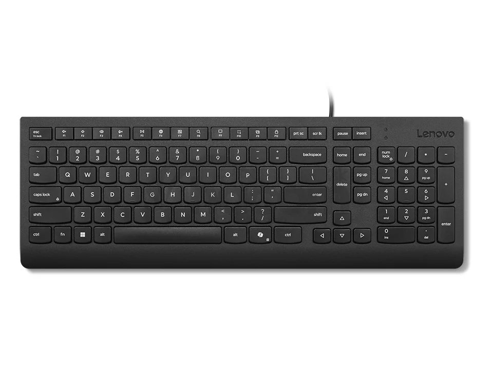 Lenovo Essential Wired Keyboard (Black) - Slovak 245/PS/2/ SK/Čierna