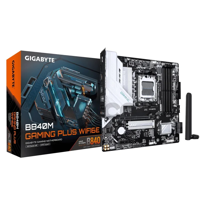 GIGABYTE B840 GAMING PLUS WIFI6E/AM5/mATX