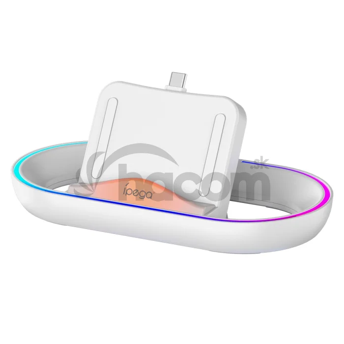 iPega P5P02 Charger Dock s RGB pre Playstation Portal Remote Player White