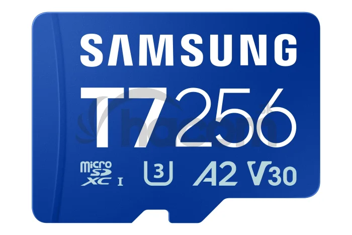Samsung T7/Micro SDXC/256GB/UHS-I U3 / Class 10/Modrá