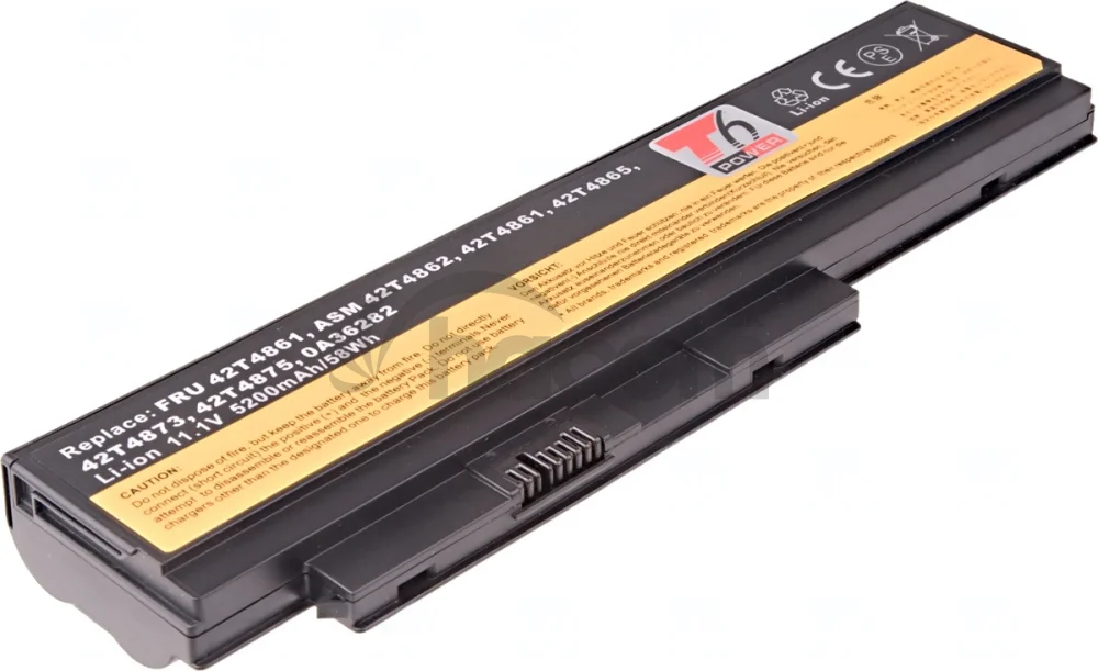 Batéria T6 Power Lenovo ThinkPad X220, X220i, 5200mAh, 58Wh, 6cell