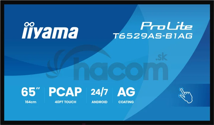 65" iiyama T6529AS-B1AG: IPS, 4K UHD, Android, 24/7