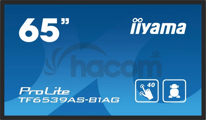 65" iiyama TF6539AS-B1AG: IPS, 4K, Android