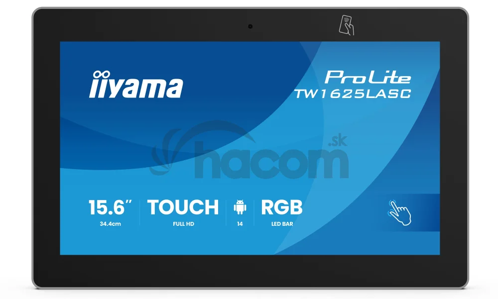 16" iiyama TW1625LASC-B3PNR: IPS, FHD, Android, NFC, PO