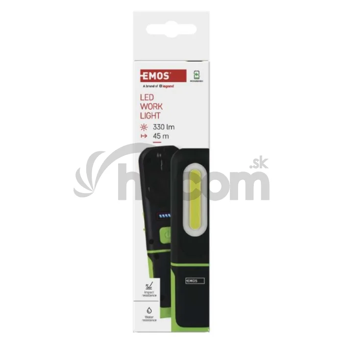 COB LED + SMD LED nabíj. svietidlo P4537, 330 lm, 1200 mAh