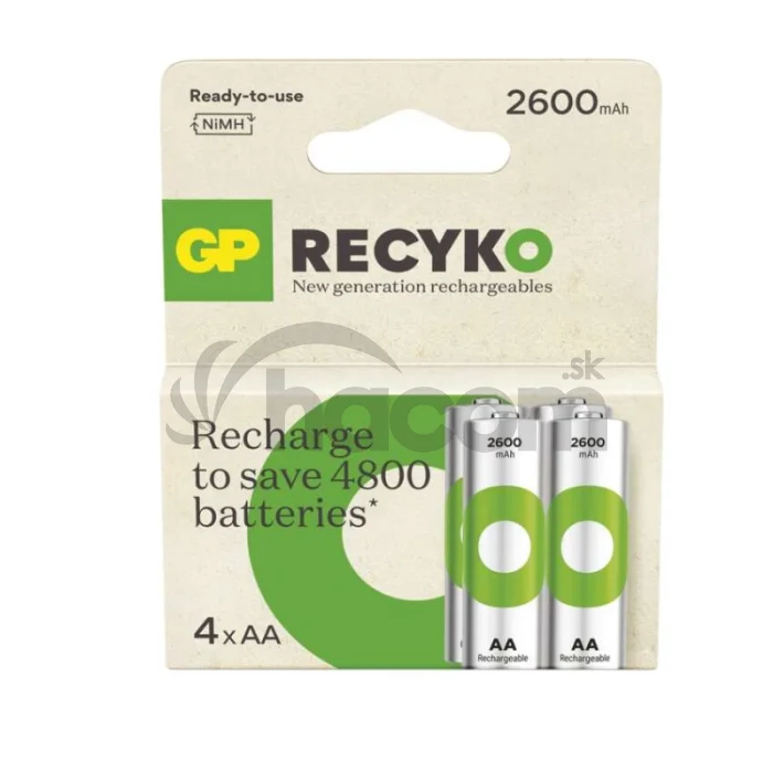Nabíjacia batéria GP ReCyko 2600 (AA) 4 ks
