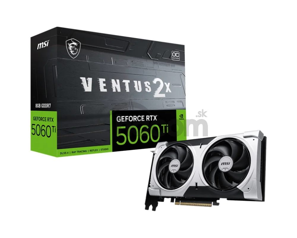 MSI GeForce RTX 5060 Ti VENTUS 2X PLUS/OC/8GB/GDDR7