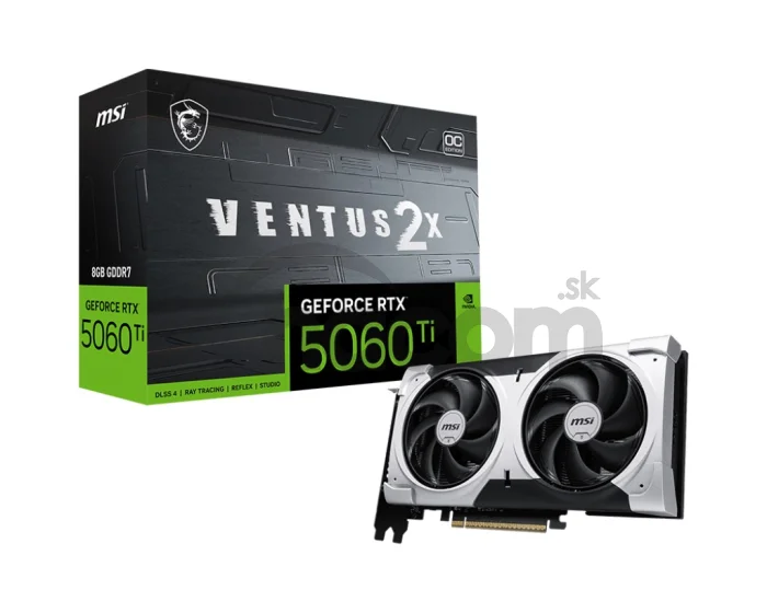 MSI GeForce RTX 5060 Ti VENTUS 2X PLUS/OC/8GB/GDDR7